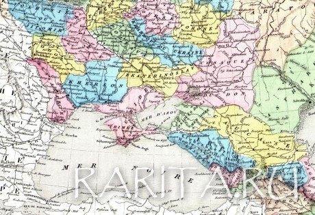 россия в европе с территориальными приобретениями со времен петра i до 1801 г. большая старинная карта.