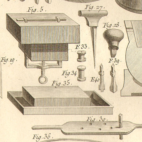 мастерская гравера. гравюра на меди, xviii в.