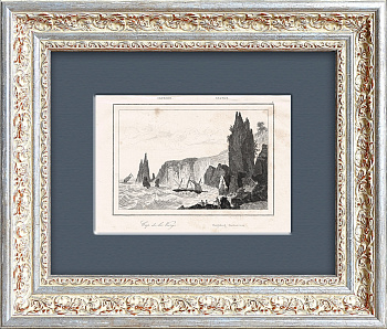 Таврида, древний Крым. Старинная гравюра