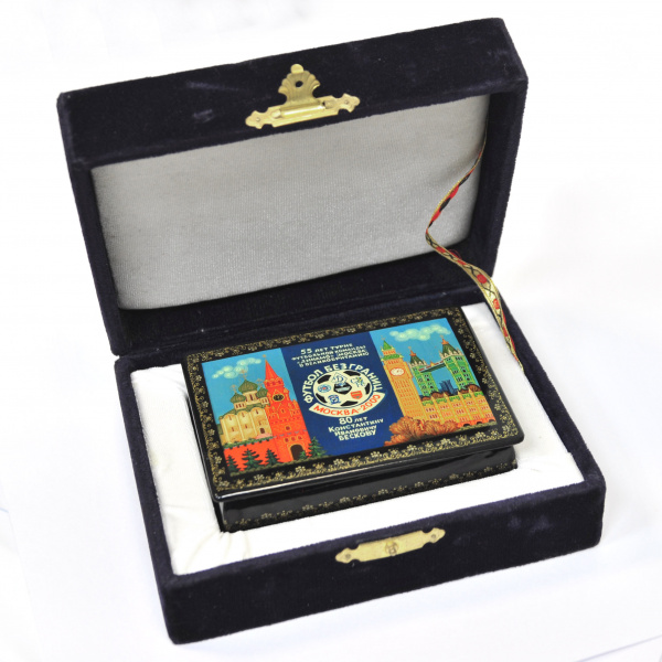 футбол без границ - - юбилейная именная шкатулка