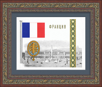 Франция, флаг и герб