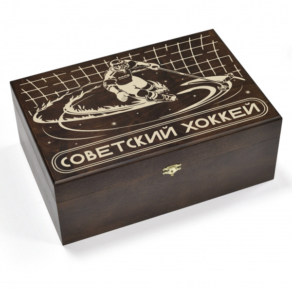 советский хоккей. коллекционный набор елочных шаров с ручной росписью