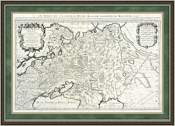 Великая  Русь и Московия. Карта 1692 года с Лукоморьем, Каракитаем и другими чудесами Русского государства