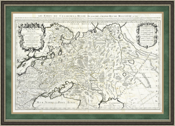 Великая  Русь и Московия. Карта 1692 года с Лукоморьем, Каракитаем и другими чудесами Русского государства