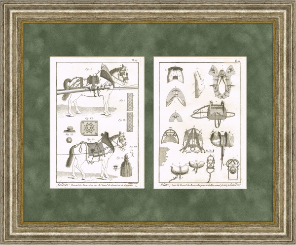 Изготовление упряжи, Дидро, серия Ремесла