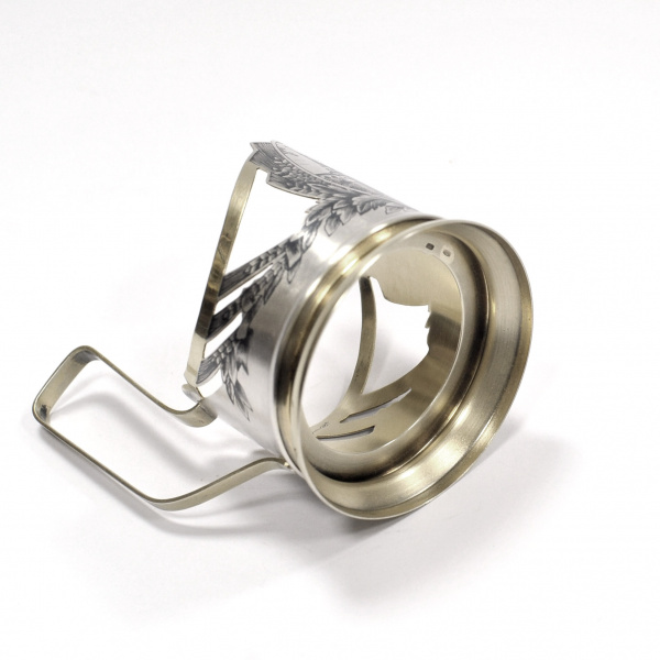 серебряный, старинный подстаканник, 1965 г. московский кремль, большой кремлевский дворец