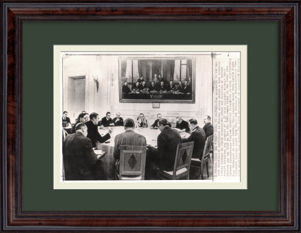 Московская конференция 1943 года: СССР, США, Великобритания – Антигитлеровская коалиция. Старинная фотография