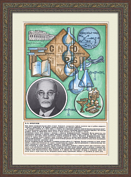 Казанская химическая школа: Александр Арбузов. Советская наука, старинный плакат