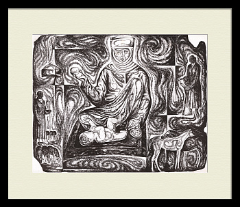 Сестра моя, Киргизия. Редкая, советская автолитография