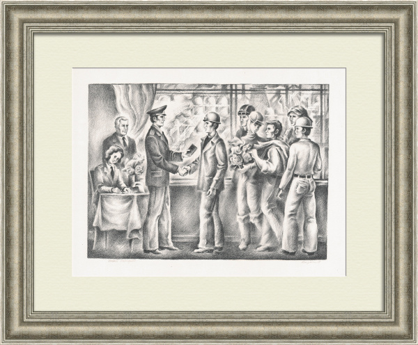 Новый паспорт. Редкая, советская гравюра