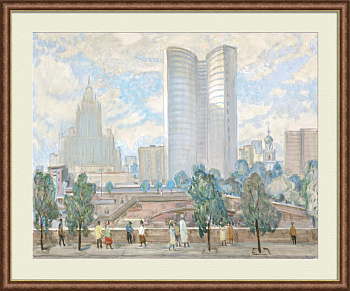 Здание СЭВ, Арбат. Москва, авторский рисунок