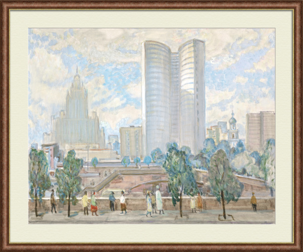 Здание СЭВ, Арбат. Москва, авторский рисунок