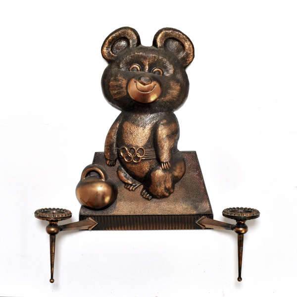 Олимпийский Мишка. Редкое, винтажное панно