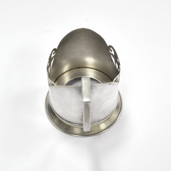 старинный серебряный подстаканник, 1954 г. ласточкино гнездо, крым