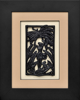 Урожай, Каслинское литье. Винтажная плакетка