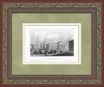 Оружейная палата Московского Кремля. Уникальная гравюра 19 века. 