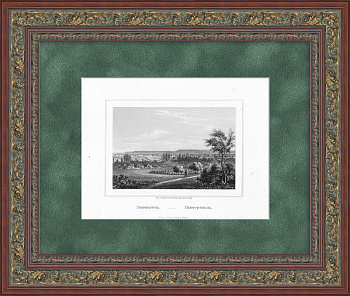 Симферополь, Крым. Старинная гравюра