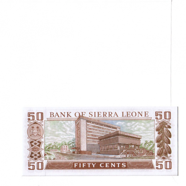 сьерра-леоне: купюра, конверт, марки со спец. гашением. коллекционный выпуск