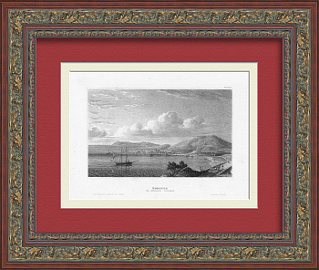 Керчь, Российская империя. Старинная гравюра