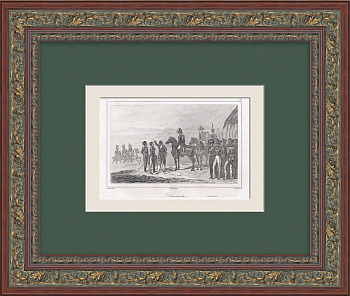 Битва при Шумле, русско-турецкая война. Редкая гравюра 19 века